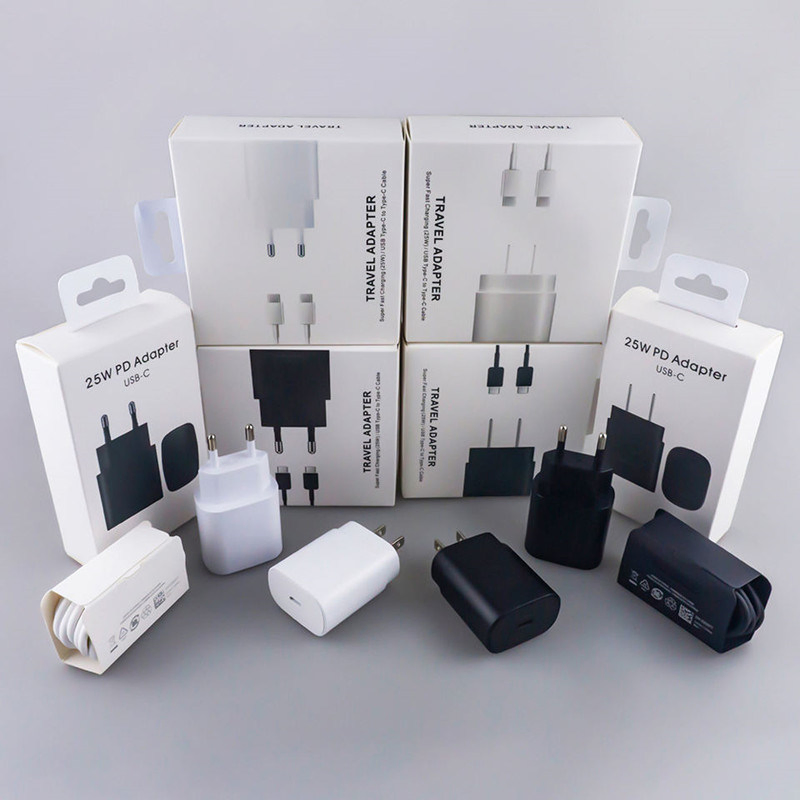 Mobilephone Accessories Delivery Time 5-7 Days25W/45W/65W Super Fast Charger Power Adapter USB Type C Pd Wall Charger for Samsung Galaxy Note 10/Note 20/S20 S21