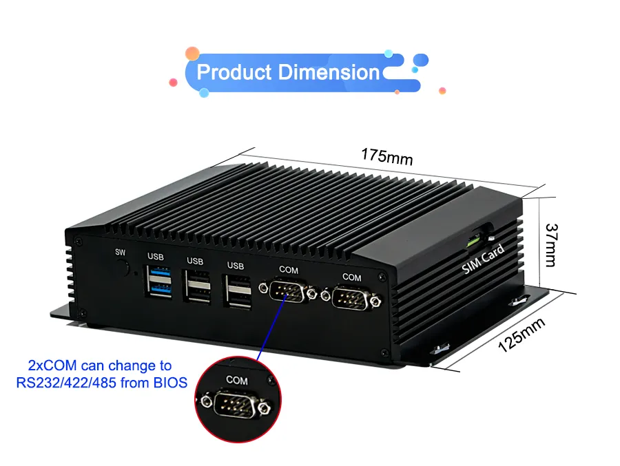 Industrial Computer Port Detail