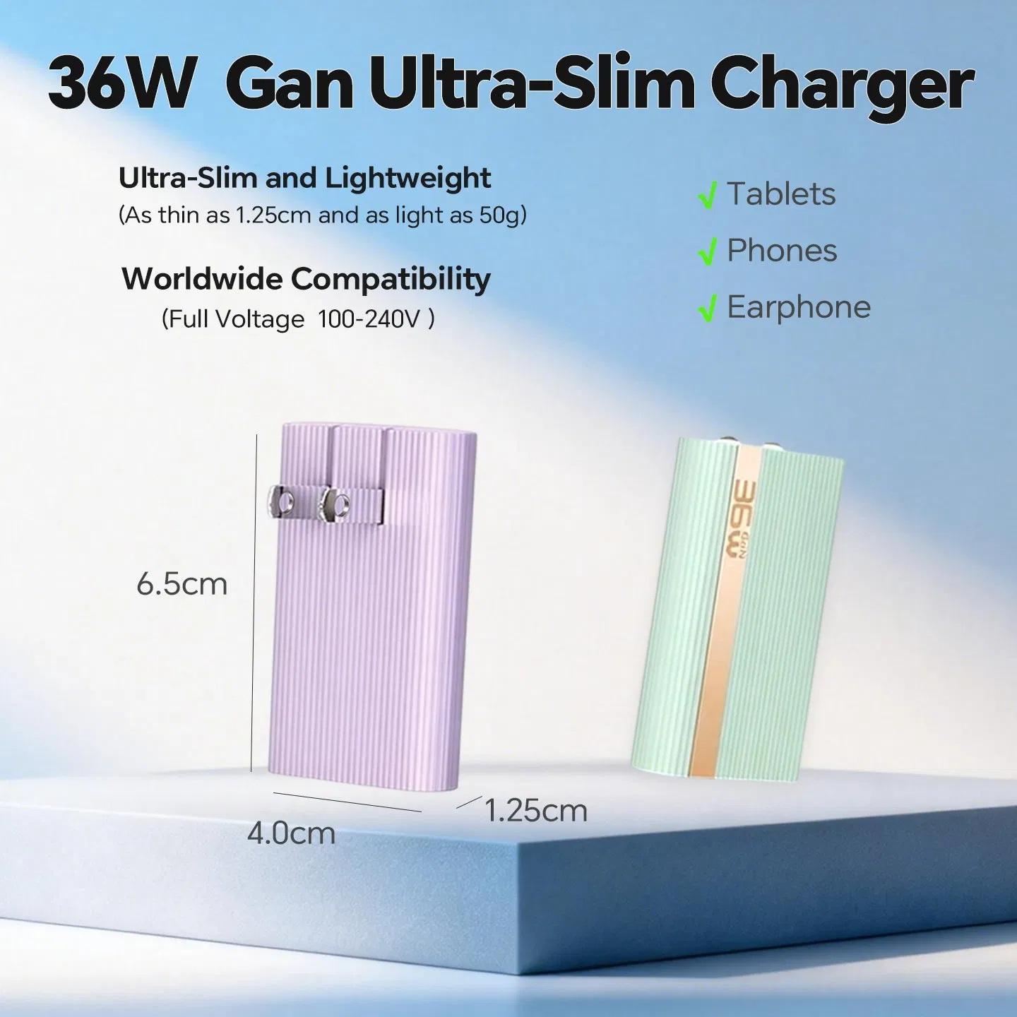 36W USB-C Pd Charger, Compact Lightweight for Travel Daily Gifting Use