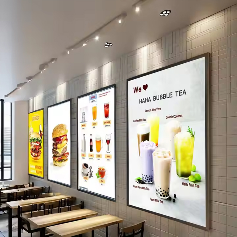 Ultra Slim Light Box LED Frame Restaurant Menu Board Light Box A1a2a3A4