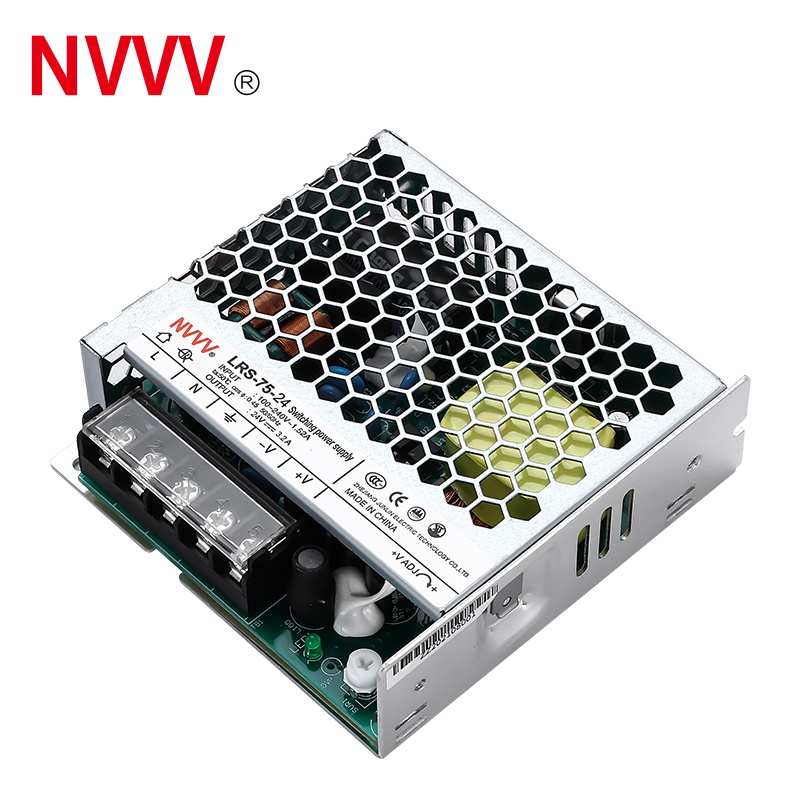 Nvvv Lrs-75-5/12/24/36/48V Ai Intelligent Automatically High Efficiency Environmentally Friendly Lead Free Switching Power Supply LED Strips SMPS