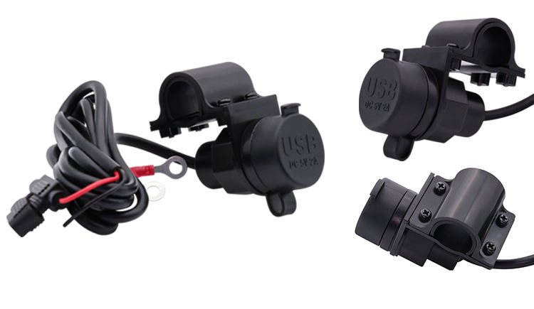 Dual USB-C Car Charger Waterproof Flame Retardant 5V FCC CFR RoHS Compliant Non-Toxic Safety Material LED Indicator