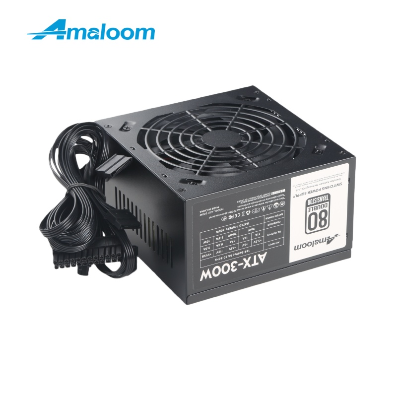 Amaloom ATX Switching Power Supply 300W with 4p for Desktop PC