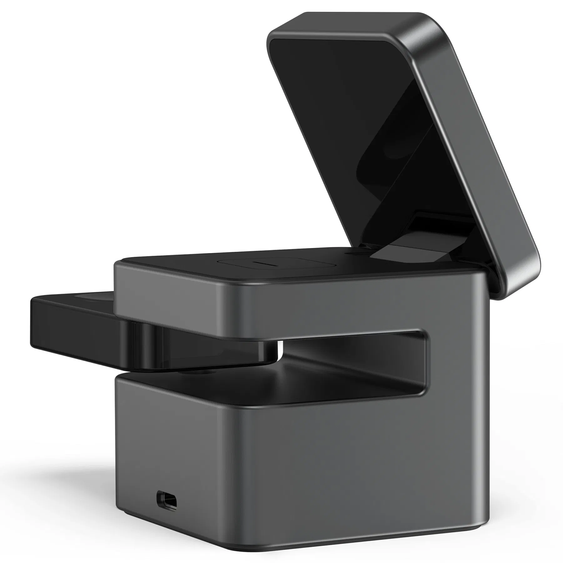 portable Travel Friendly USB-C to USB-C Certificated Foldable Ultra-Compact Fast Charging Wireless Charger