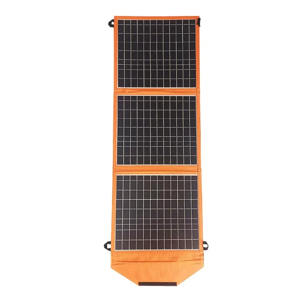 18V 30W Double 5V USB Solar Panels Charging Outdoor Camping Travel Waterproof Portable Mobile Power Bank Solar Wireless Charger