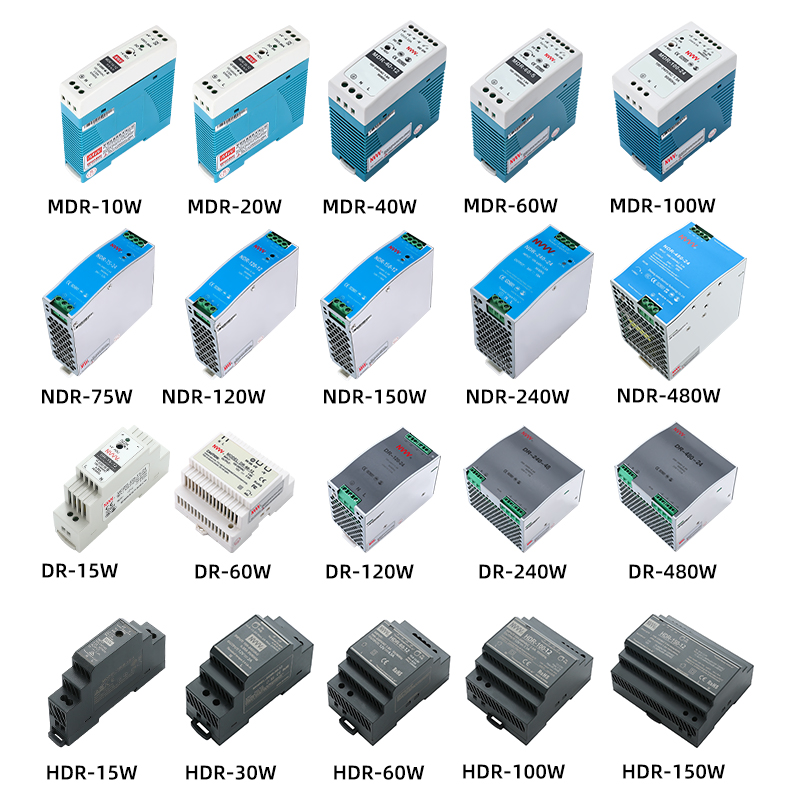 Nvvv Power Supply for Industrial Power Supply 5V12V24V36V48V 15W 25W 35W 100W 150W 200W 350W SMPS Switching Power Supply