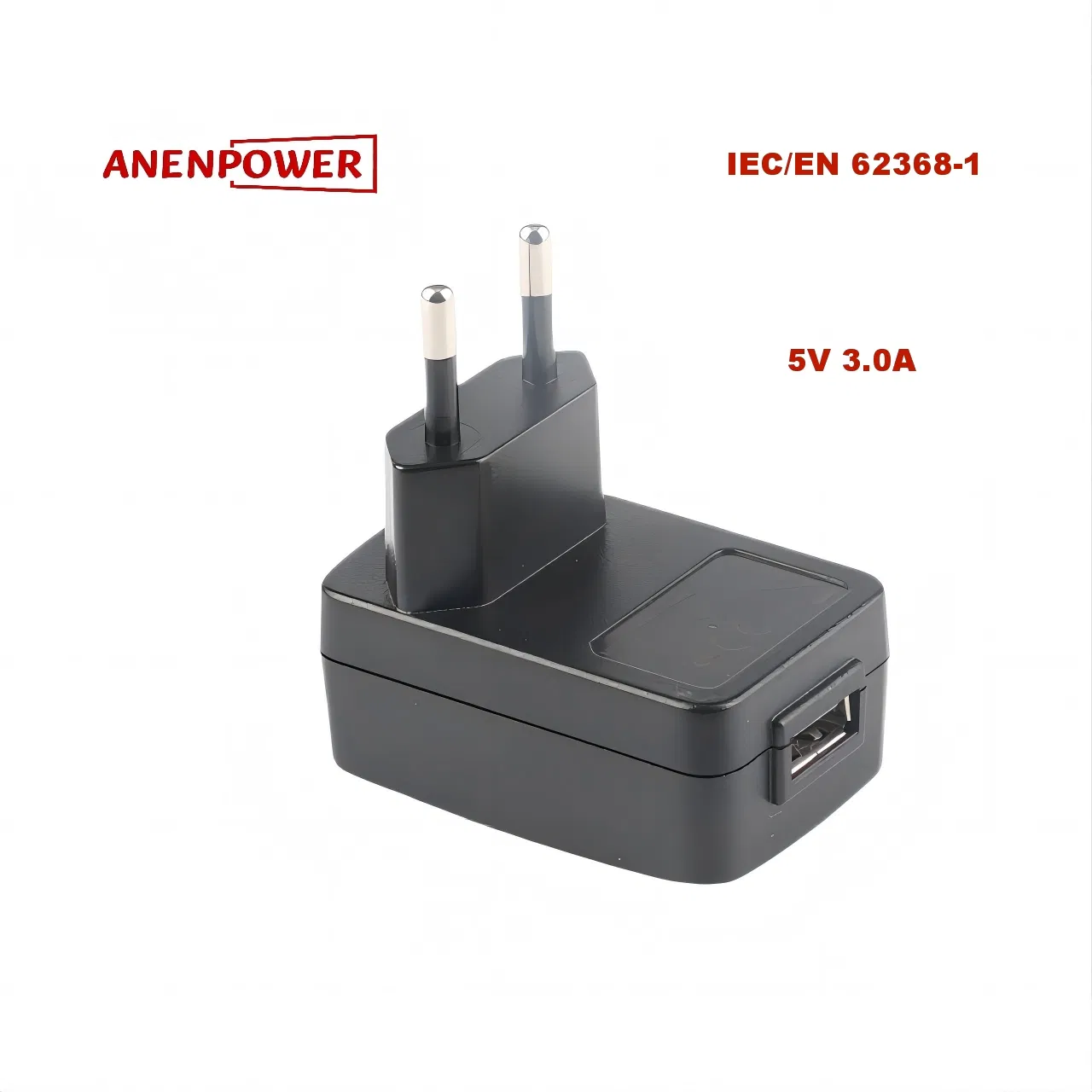5V 3A 15W AC Adapter - UK Plug, Compliant with IEC/En 62368-1 and Ukca Requirements
