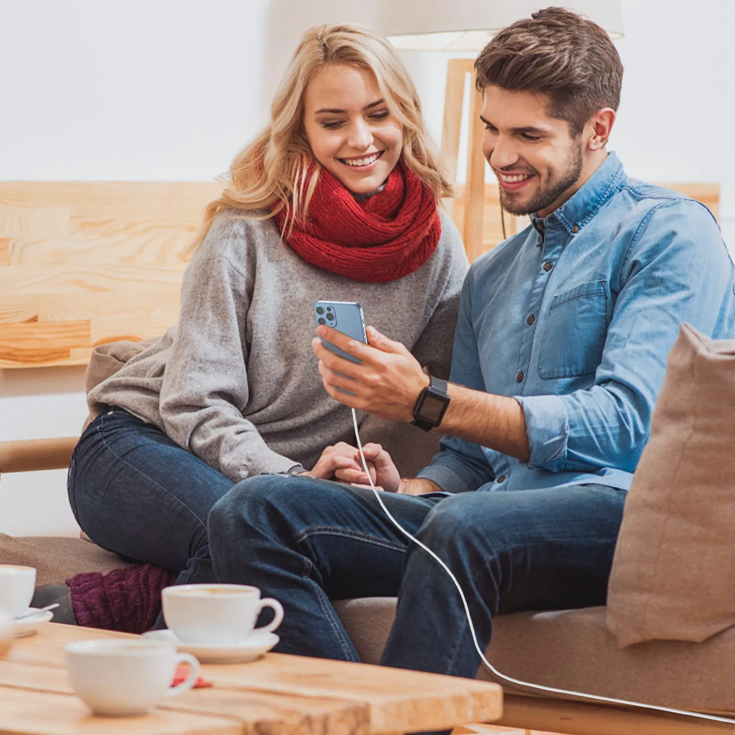 Durable Lightning Charging Cable USB-a to Lightning Mfi Wire for iPhone