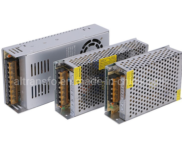 High efficiency fan cooling 5v 60a led strip switching power supply