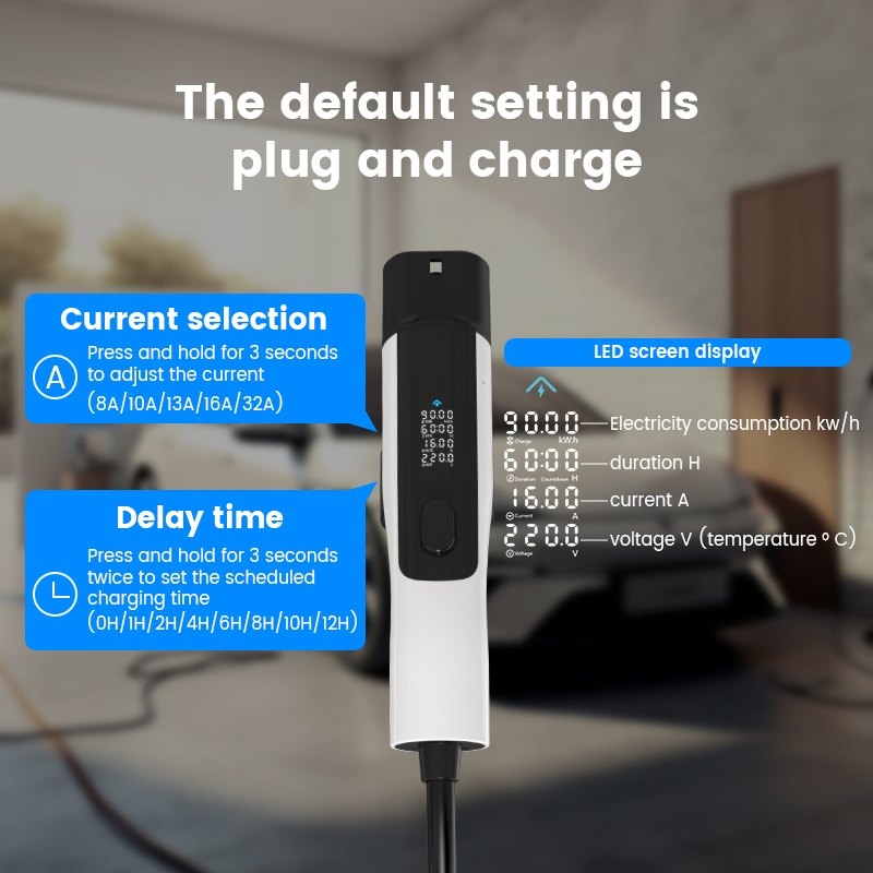 1688 China World Portable EV Charger Byd Mobile Fast Charging Station with Type 2 1 7kw AC Smart Home Electric Vehicle GB All in One Charger for Multi Standard
