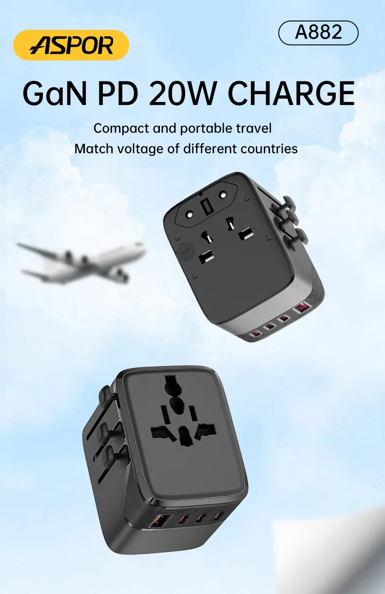 Travel Adapter Detail 1