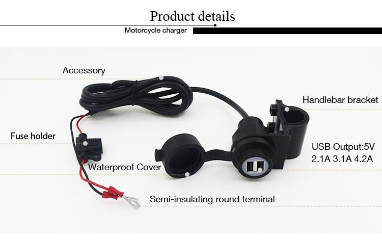 Dual USB-C Car Charger Waterproof Flame Retardant 5V FCC CFR RoHS Compliant Non-Toxic Safety Material LED Indicator
