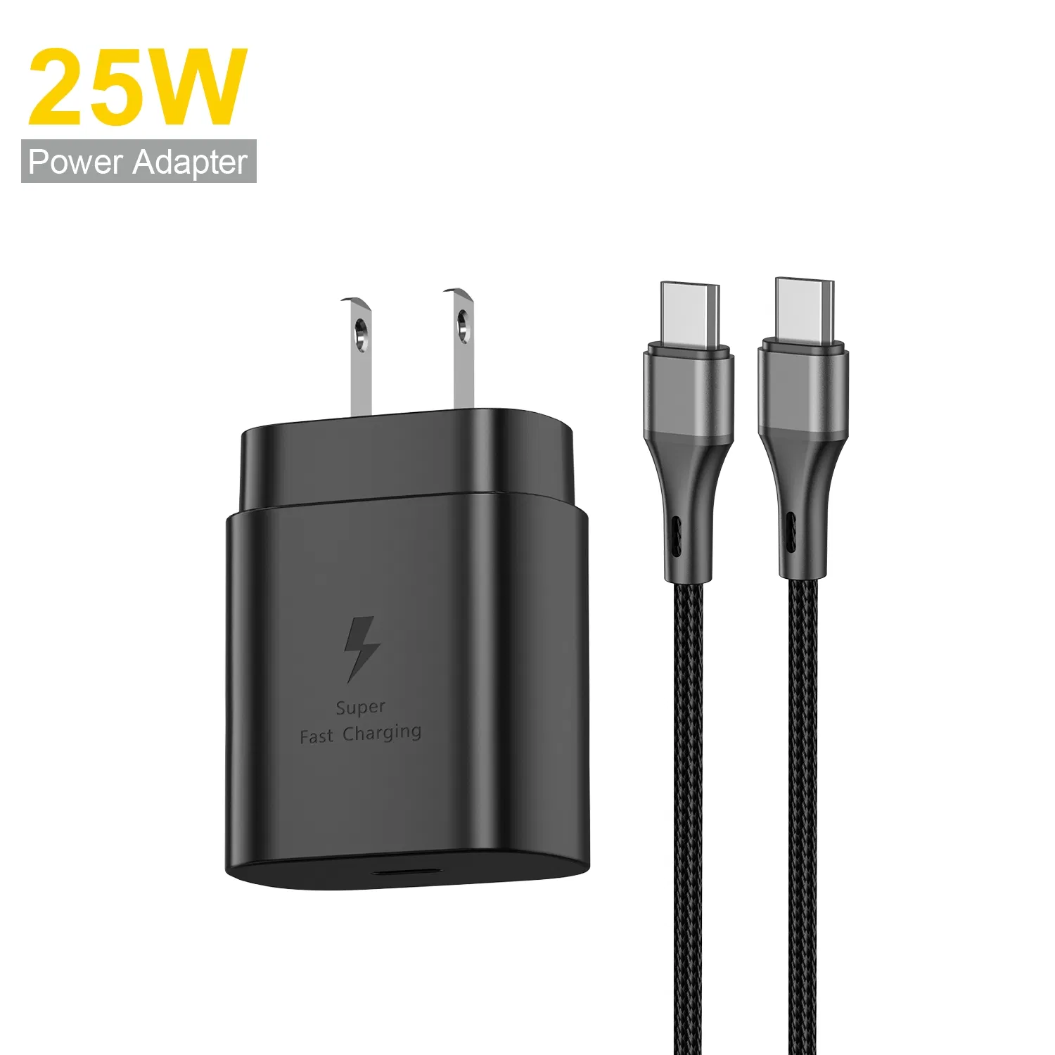 25W Ultra-Fast Charging Power Charger for Mobile Phones Adaptadorde Energia A820