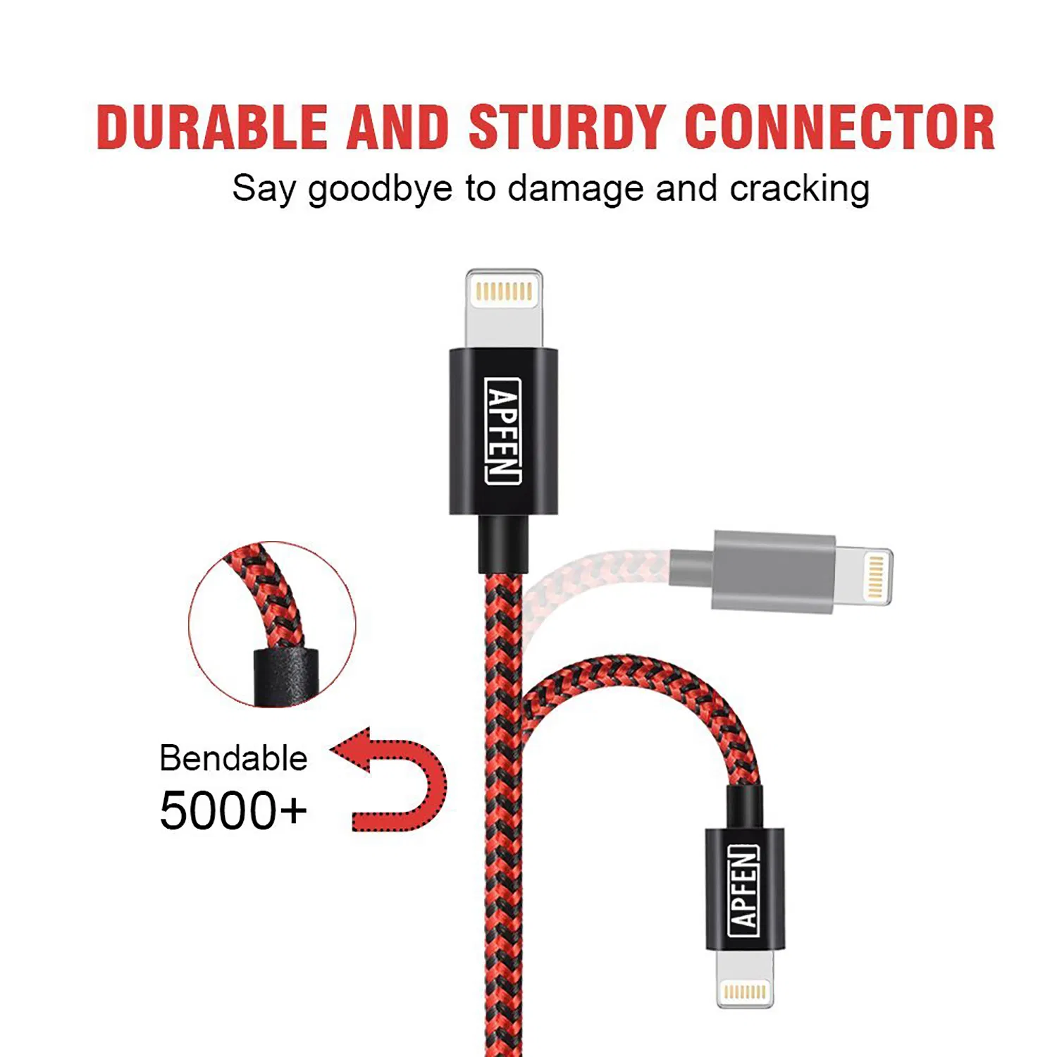 Charger Lightning Cable for iPhone Super Durable Lightning Cable for iPhone OEM ODM Cable Factory
