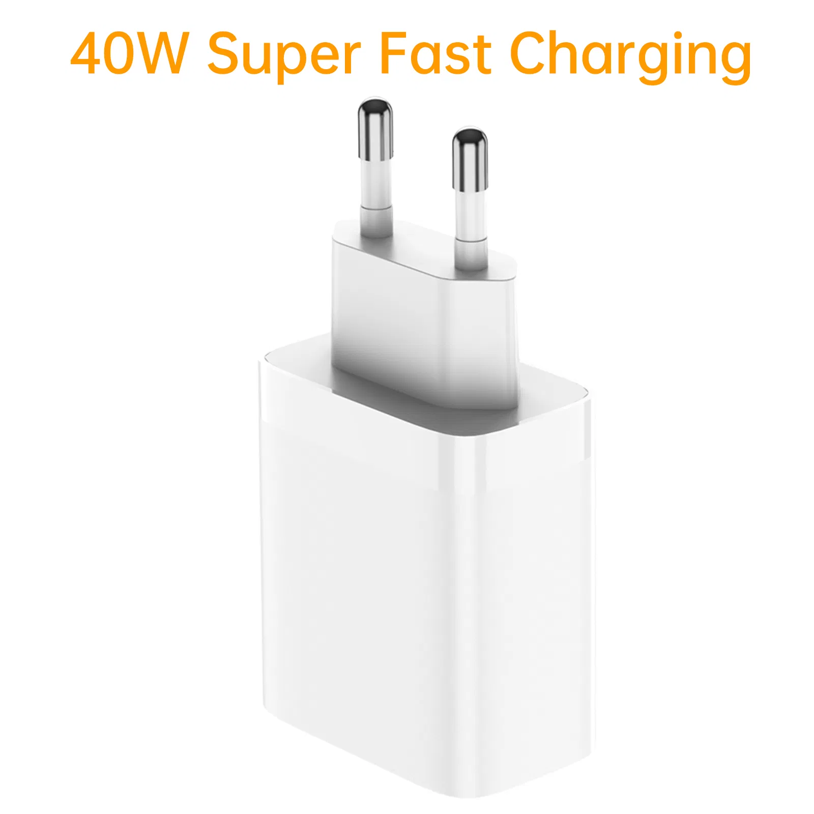 40W Phone Charger Dual USB-C and USB-a Fast Charger for iPhone Samsung