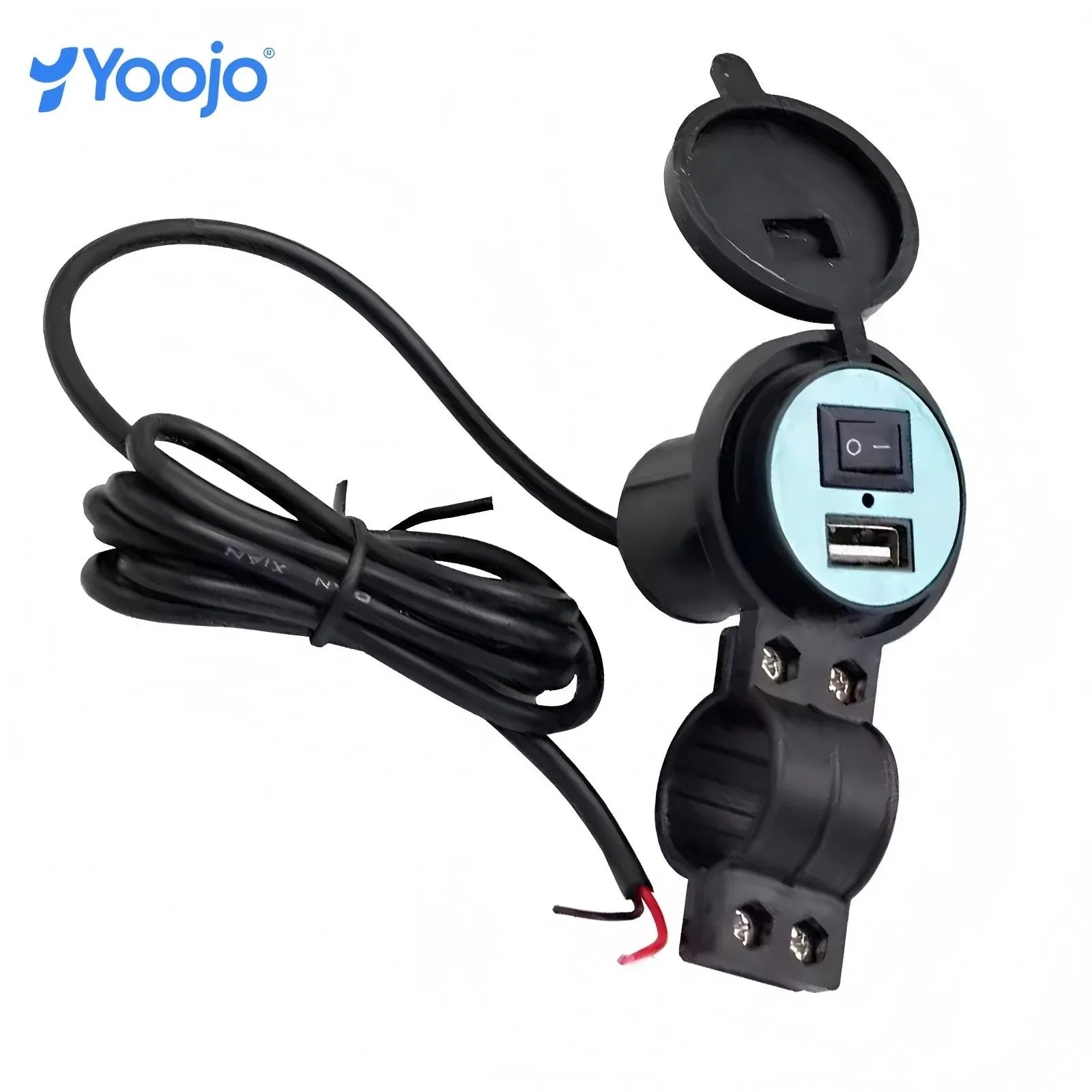 12-24V Electric Bike 5V 2.1A Mobile Power USB Port Socket Fast Charging Waterproof Motorcycle Phone Charger