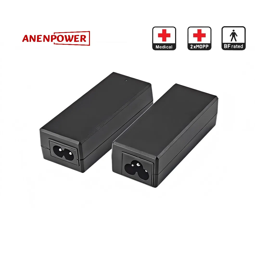 IEC/UL 60601 Compliant 24V 10A Desktop Medical Power Adapter &amp; Switching Power Supply 2*Mopp UL CE Ukca Rcm