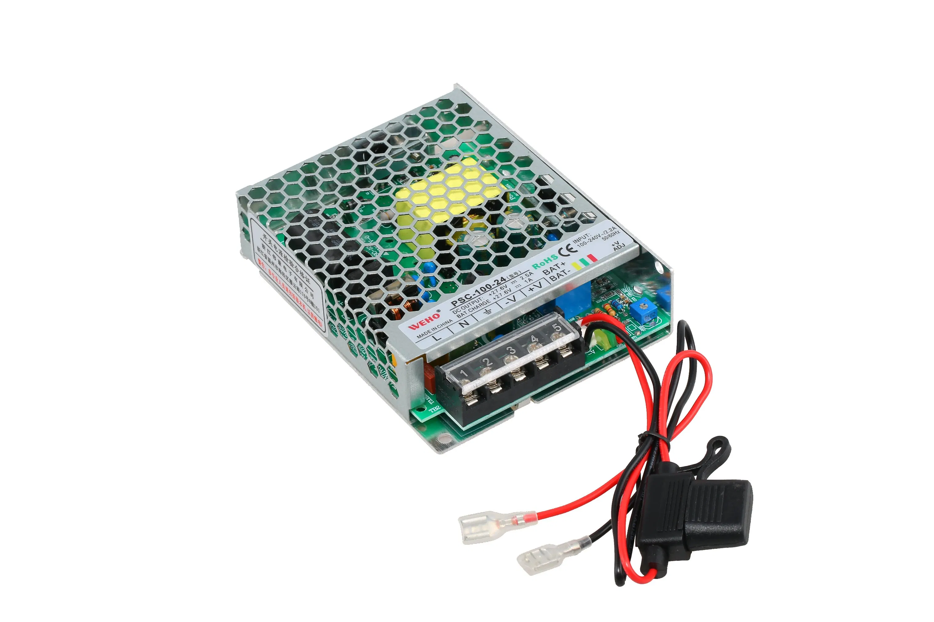 Psc-100-24 100W CH1/CH2 27.6V 2.5A 1A (Charger) AC to DC Industrial 3 Years Warranty High Efficiency Switching Power Supply