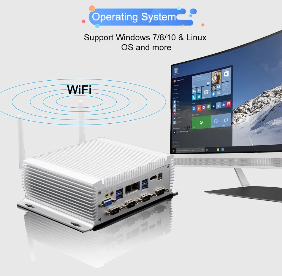 Industrial PC Rear View