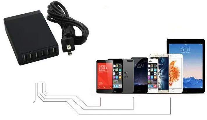 6 Port Fast Charging
