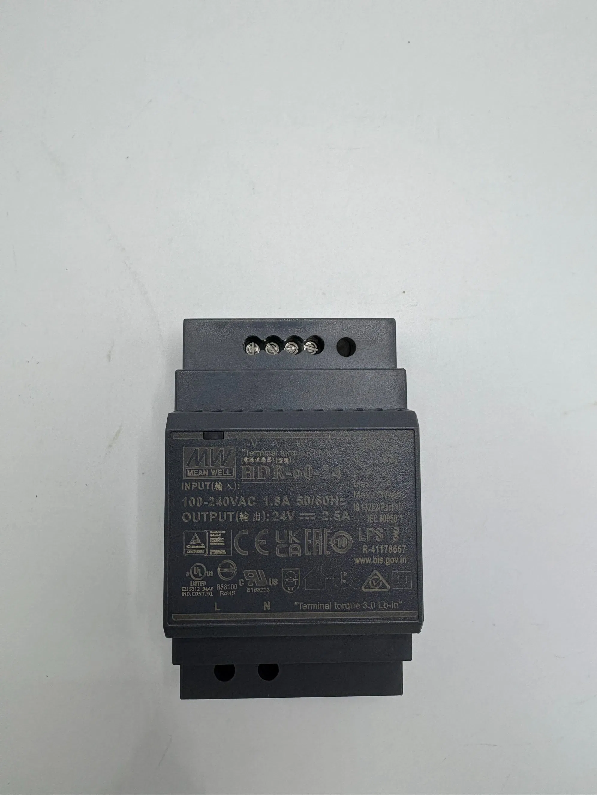 Meanwell Ndr Xdr Mdr Hdr Power 75W 120W 240W 480W 960W 12V 24V 36V 48V Switching DIN Rail Power Supply for Industrial Control System