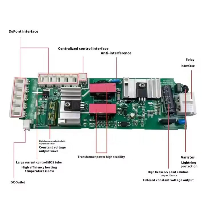 High Efficiency 12V/24V Single DC Switching Power Supply for LED Lighting