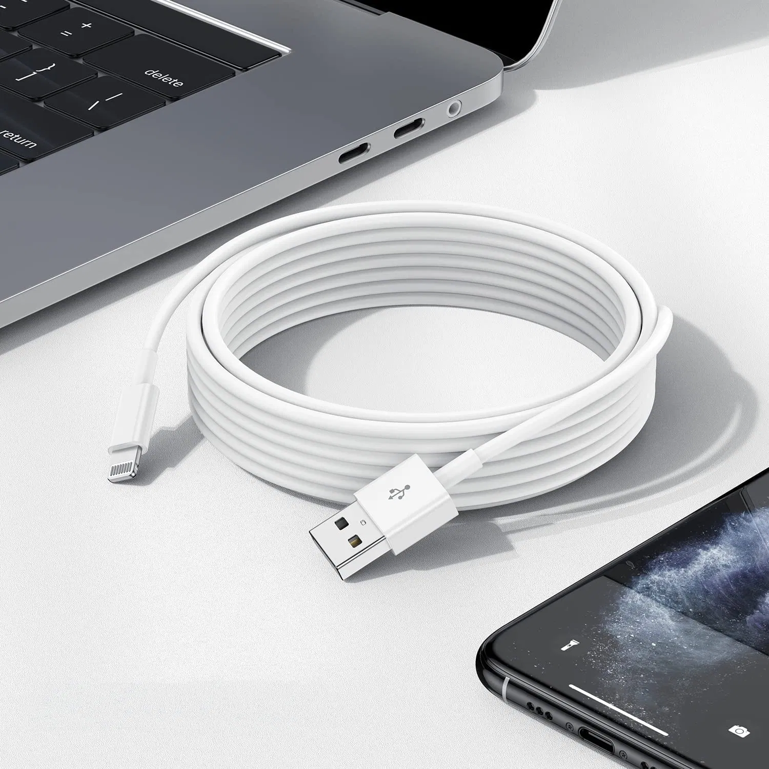 Mfi Certified Lightning Charging Cable Durable USB Data Charging Wire for Ios iPhone