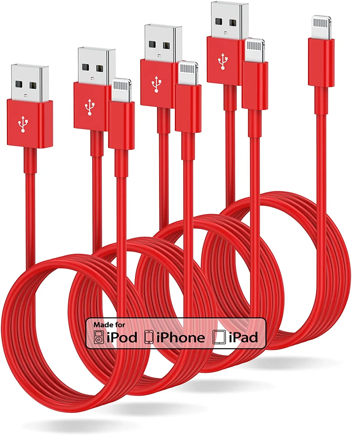 Wholesale Durable USB-a to Lightning Charging Cable with Mfi Certified for iPhone iPad