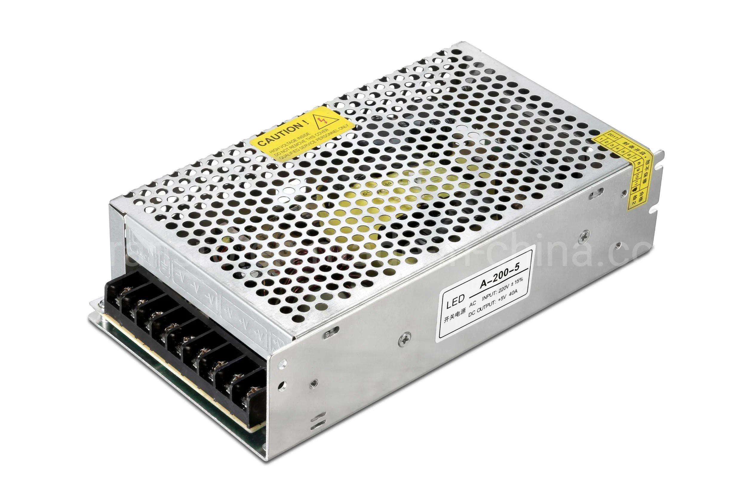 High efficiency fan cooling 5v 60a led strip switching power supply