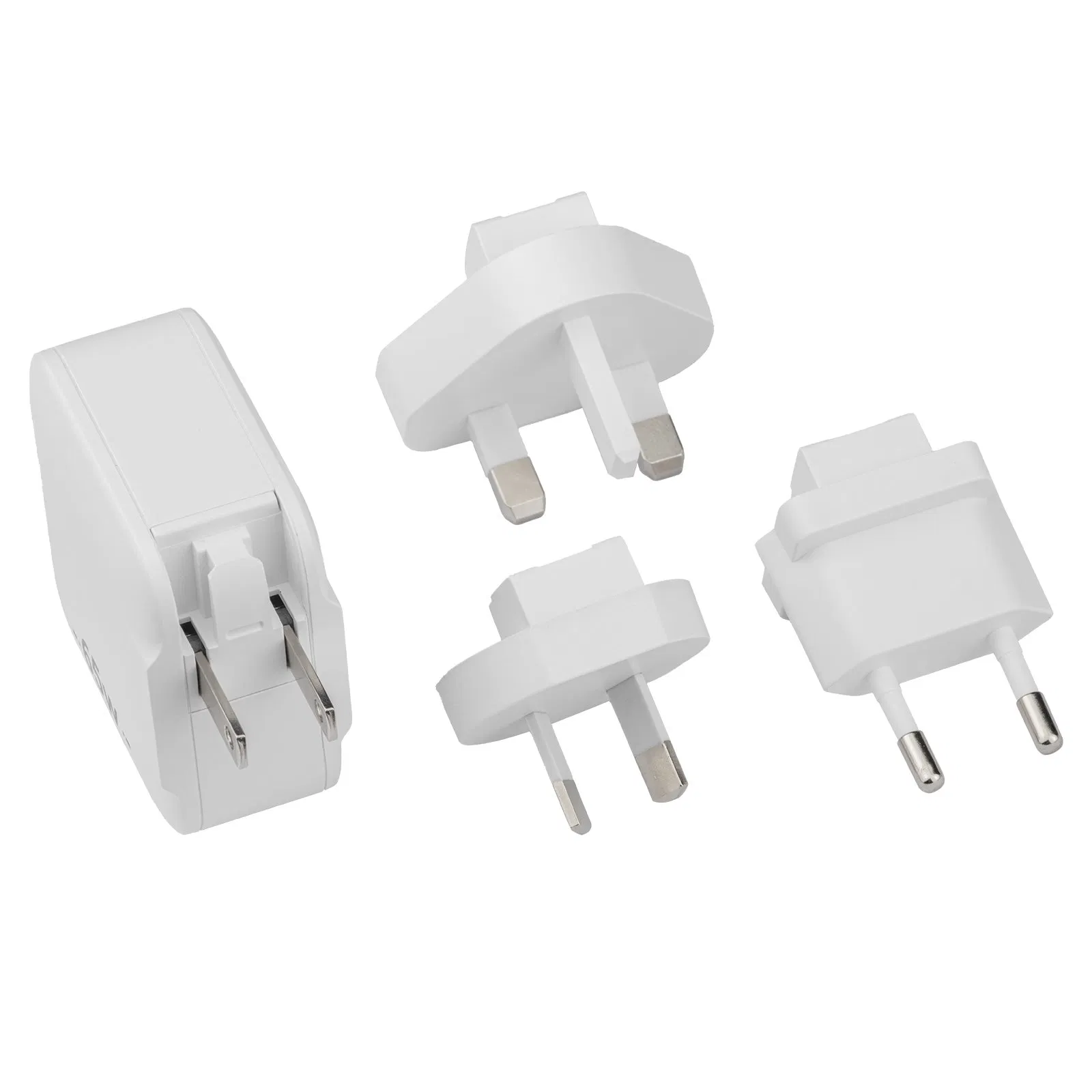 Factory Price 65W 2 Port GaN USB-C Wall Charger with Power Delivery Pd for Laptops,Tablets &amp; Phones (iPhone16/15/14/13/12/11/X, iPad, MacPro, Samsung, and More)