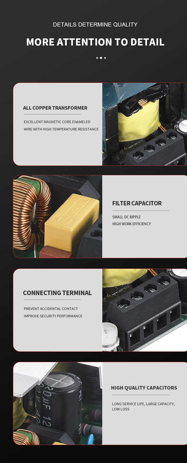 Technical Specifications Display