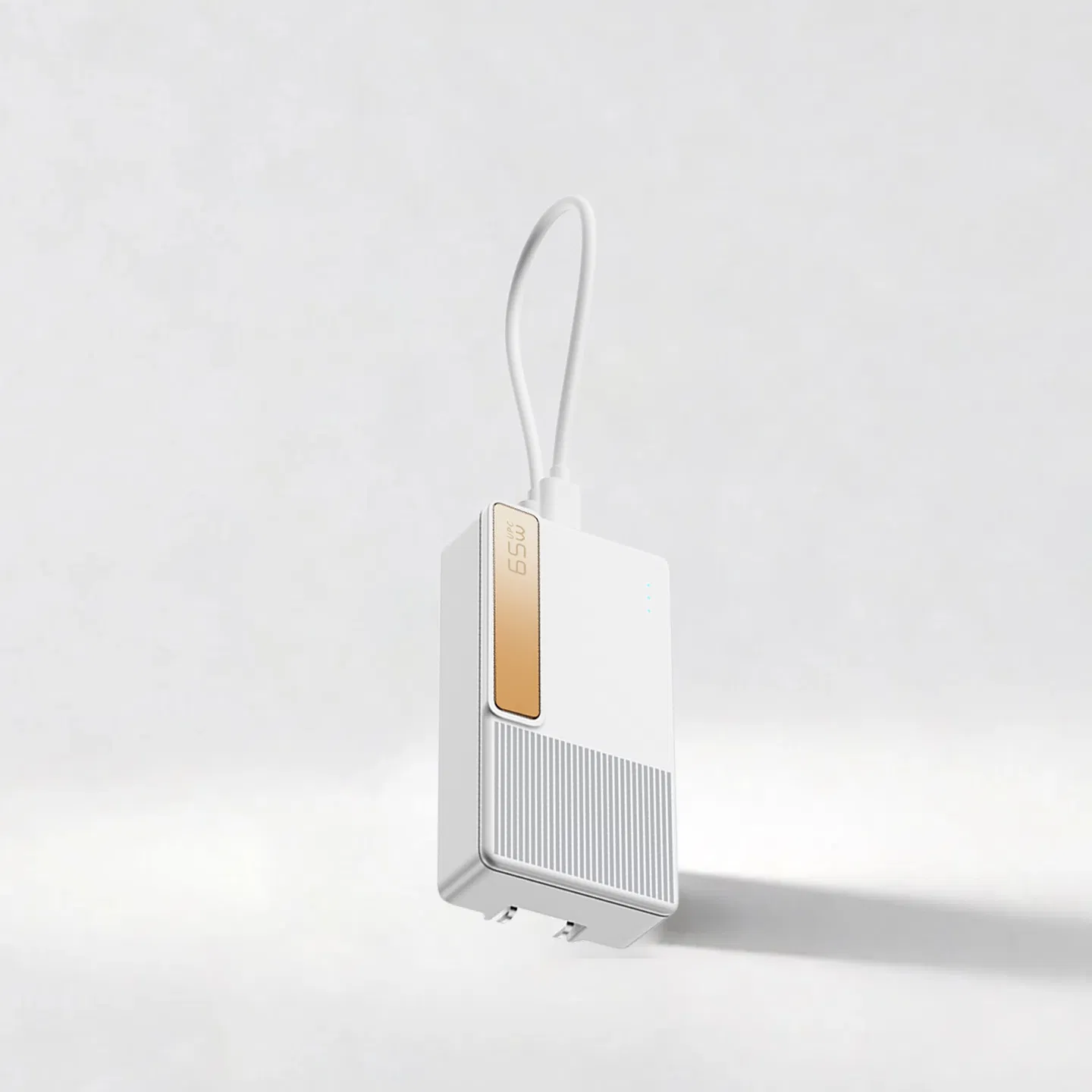 Power Bank Temperature Control Power Delivery 65W GaN Pd Power Charger for USB Devices