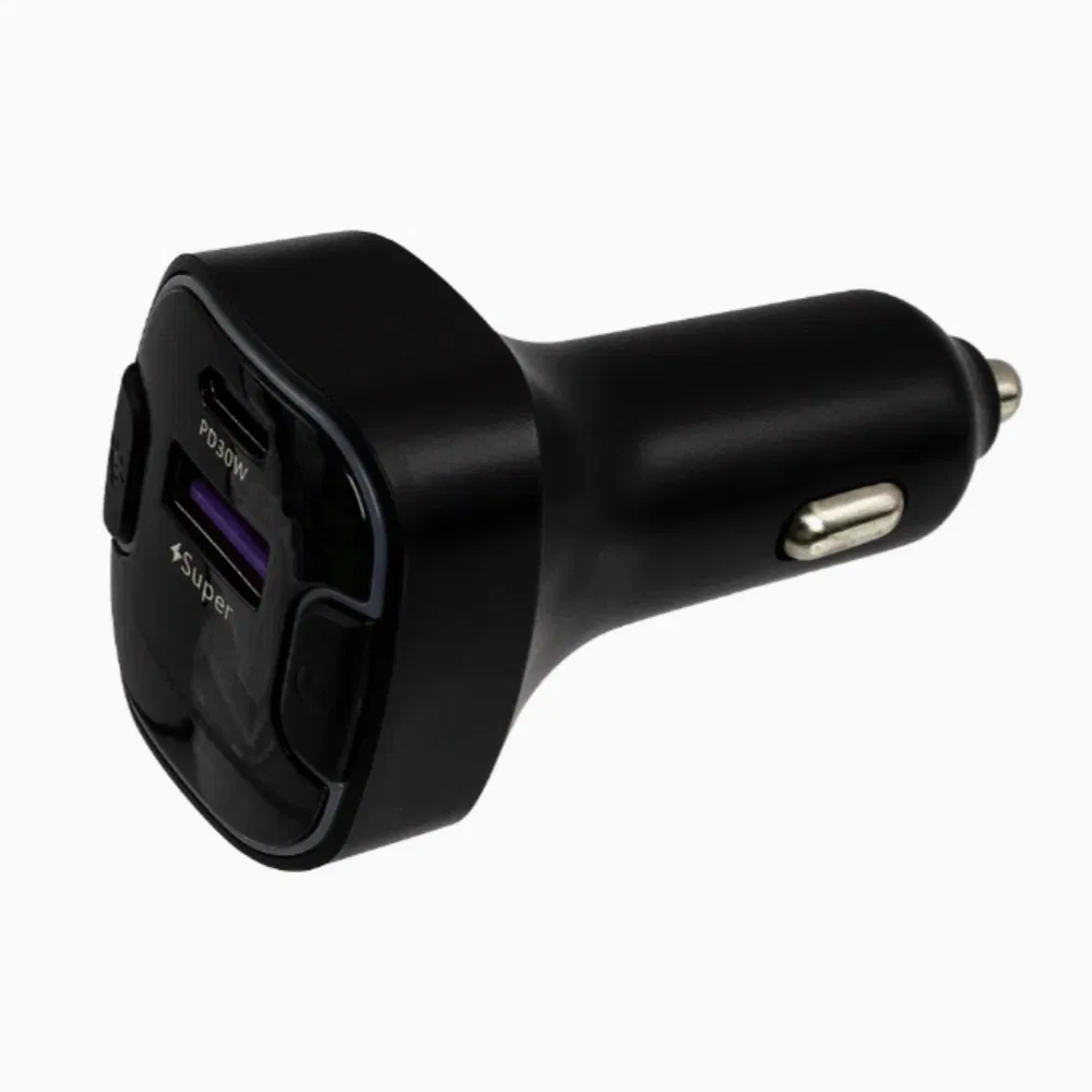 Super Fast Charging Pd 15/30W Type C Adapter USB 100W Car Charger