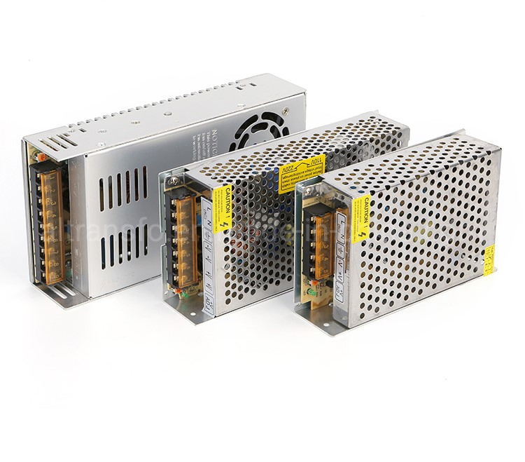 High efficiency fan cooling 5v 60a led strip switching power supply