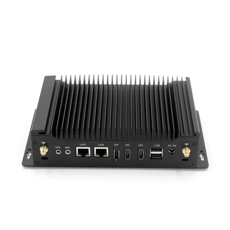 Hystou Wall Mount Industry Factory Factory Intel Corei3 Fanless Mini PC Powerful Industrial DDR4 Embedded Computer