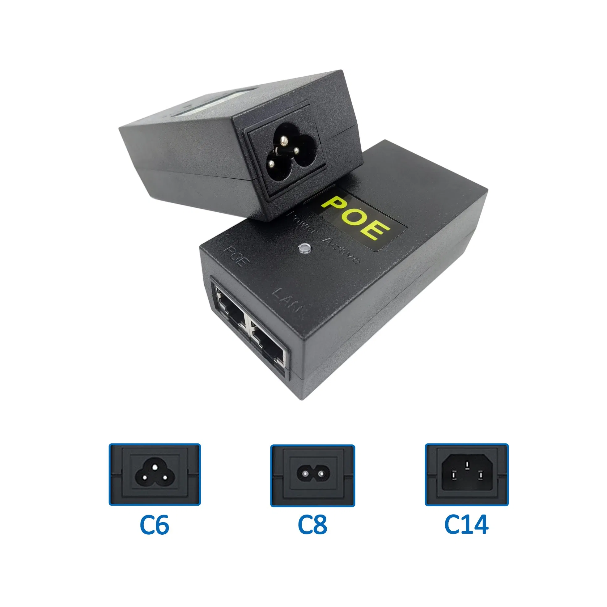 Desktop Us EU Au UK 48V0.5A Poe Power Wireless Ap Bridge Power Adapter 48V500mA Poe Switching Power Supply