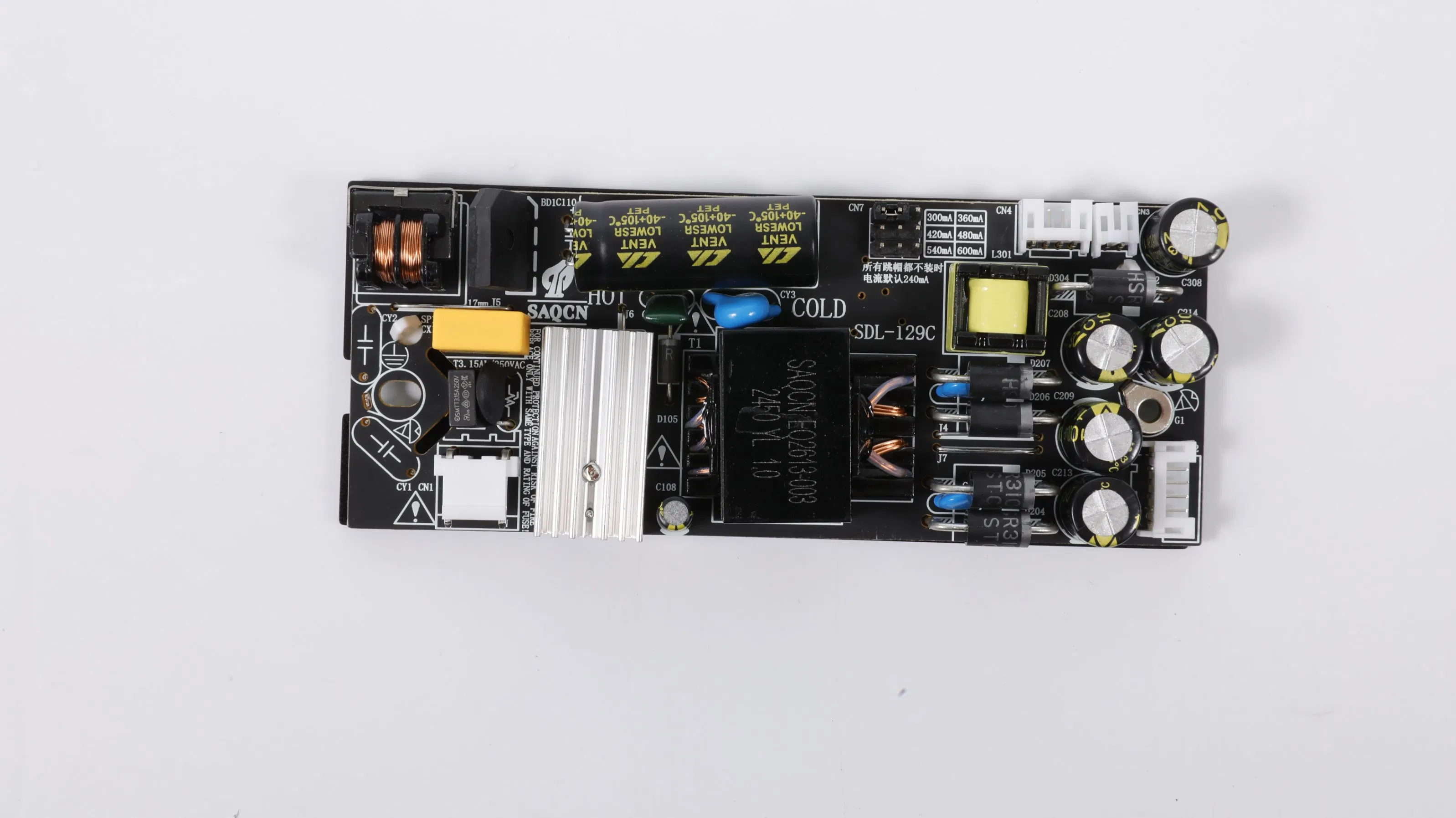 Sdl-129c 48W 18-60V/240-600mA 12V Custom LCD TV Displayer Monitor OEM ODM PCBA LED Coverter Open Frame Industrial Switching Power Supply Board SMPS PCB Assembly