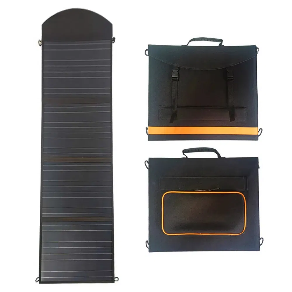 100W Portable USB DC 5V 9V 12V 15V Solar Charging Foldable Solar Panel 4G 5g Smart Mobile Phone Fast Charger for Laptop