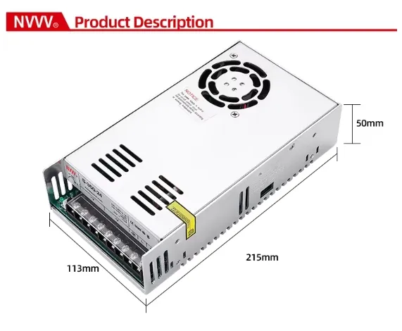 Power Supply Back View