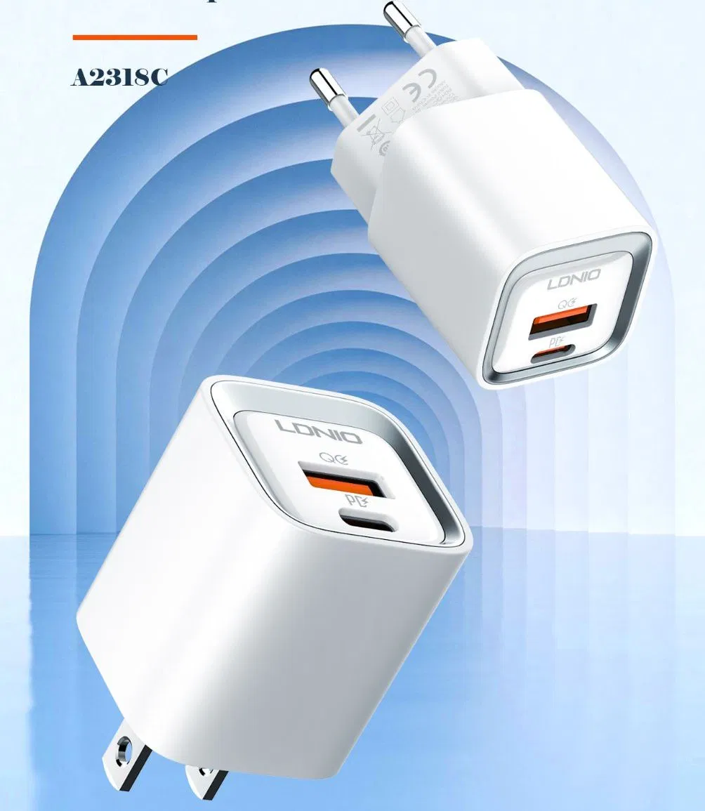 Ldnio A2318c 20W Fast Charging USB-C Dual Port Power Phone Charger