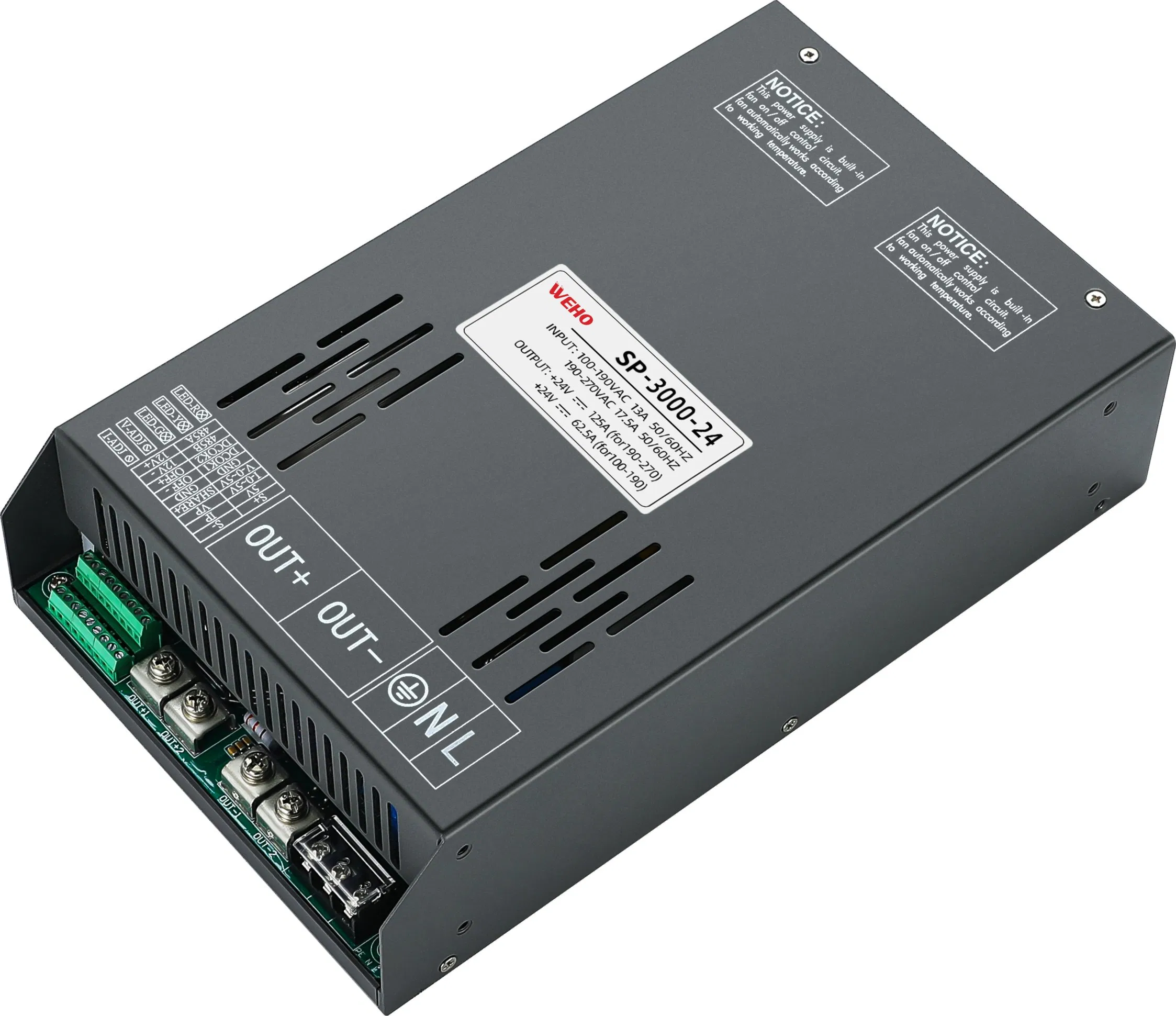 3000W 110V China Manufacture Adjustable Voltage and Current AC to DC Industrial Switching Power Supply PSU