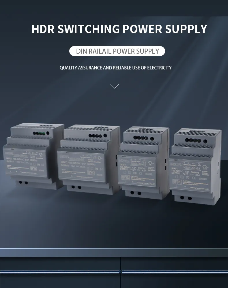 HDR-15-12 DIN Rail Power Supply