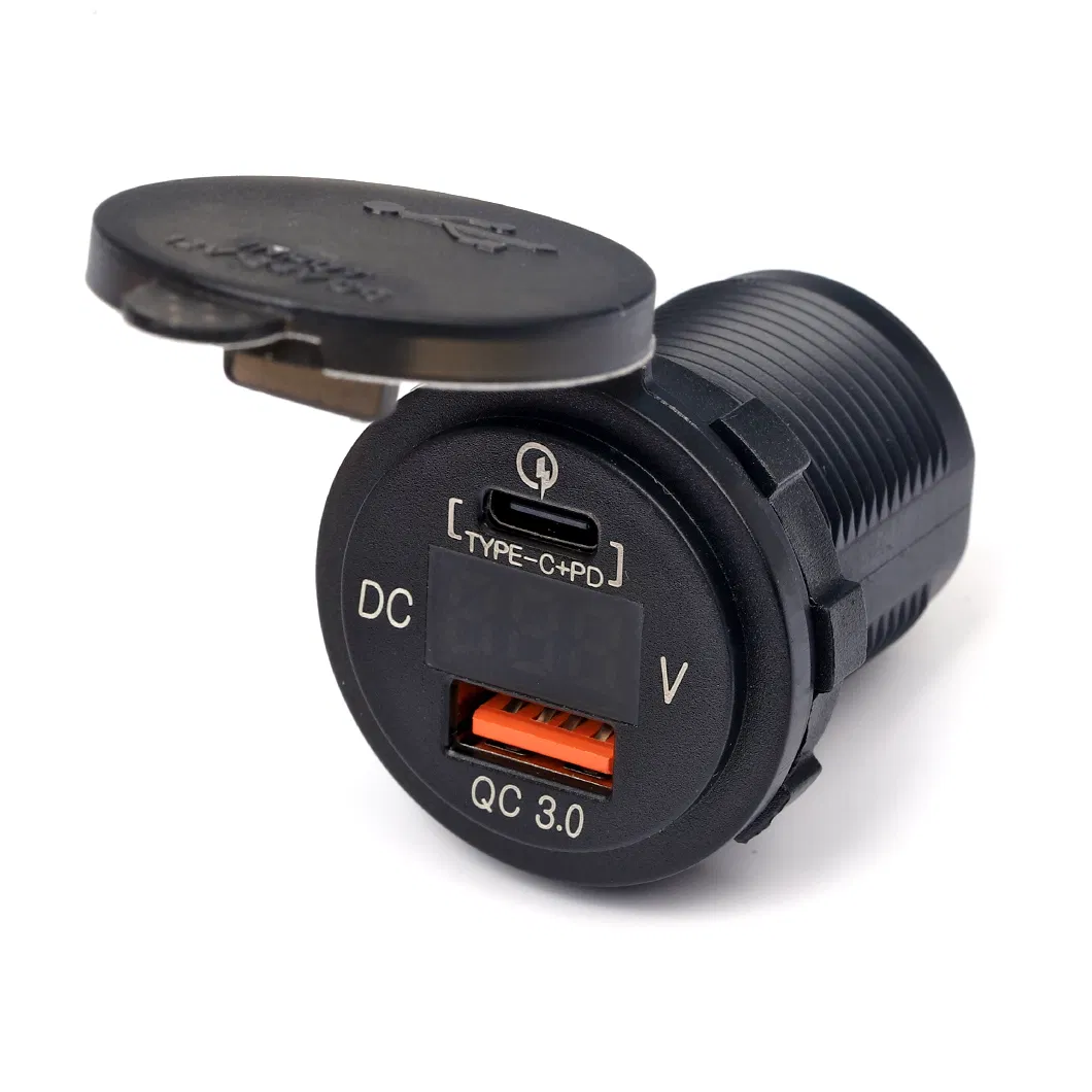 Waterproof Marine USB Charger 12V USB QC3.0 Car Charger Socket