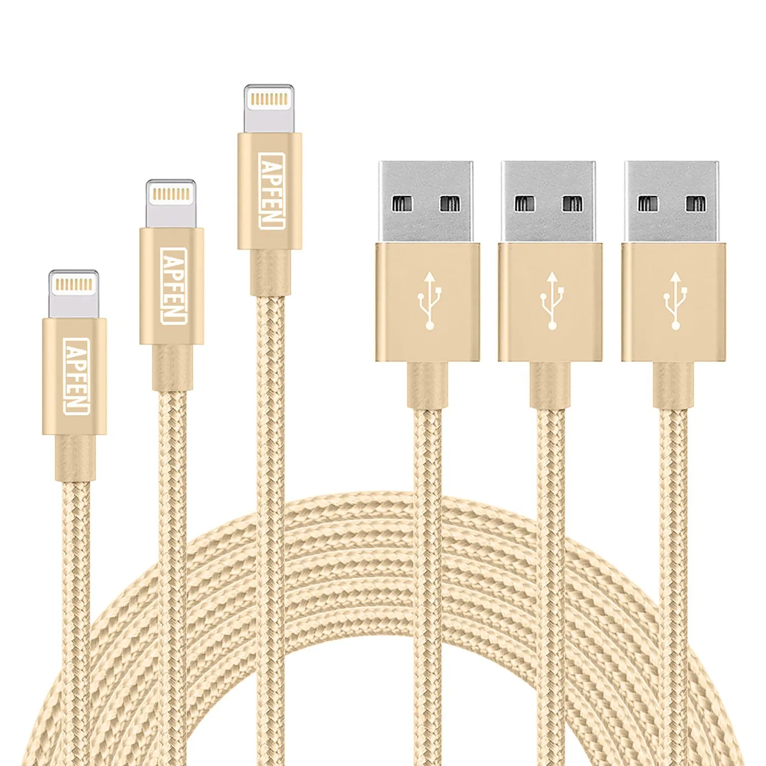 Super Durable Nylon Braided USB Fast Charger Cable for iPhone X 11 12 13 Phone Accessories Wholesale Mobile Accessories