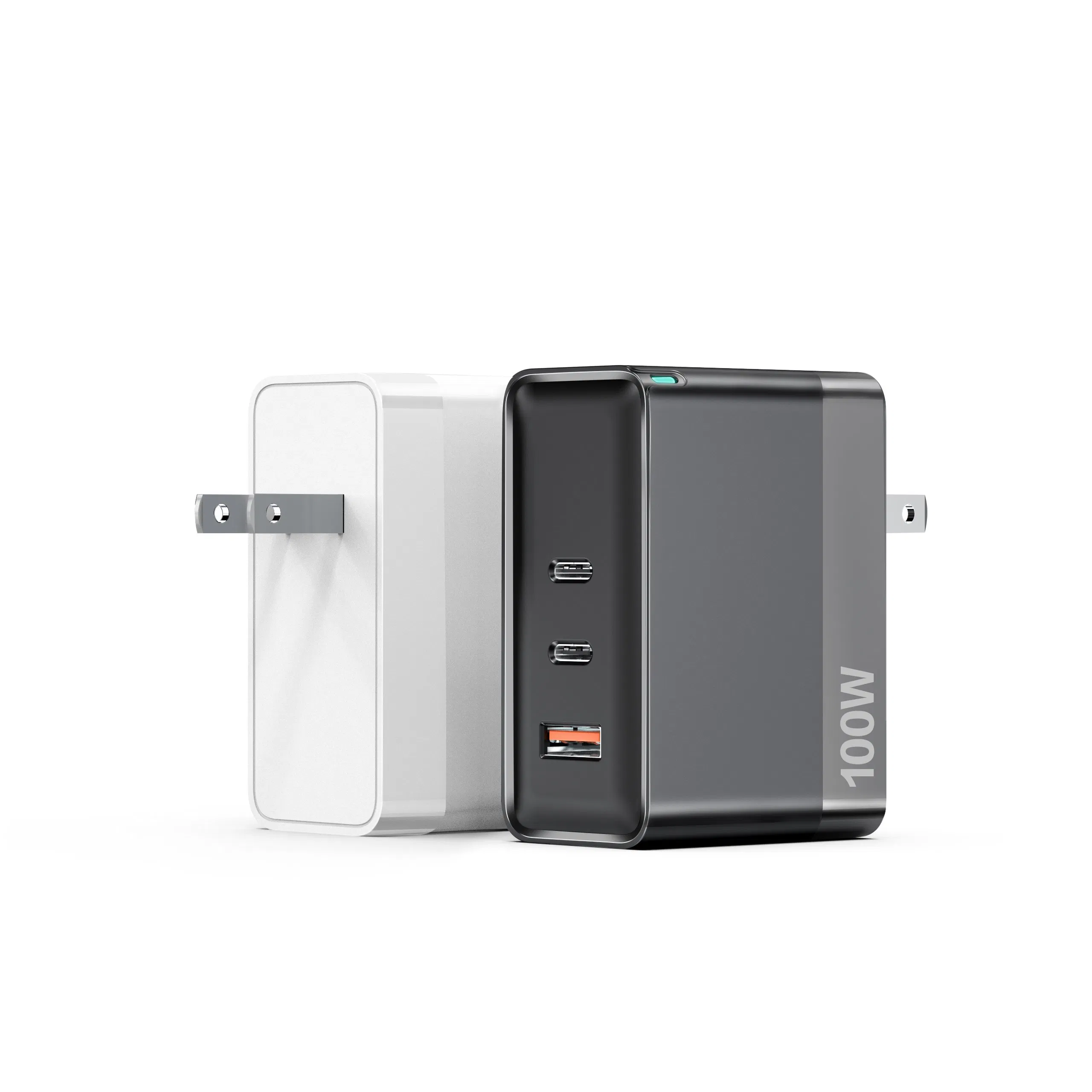 Wholesale 100W Pd a+Dual USB C Fast Charger Portable Adapter Mobile Charger for Us EU UK Plug