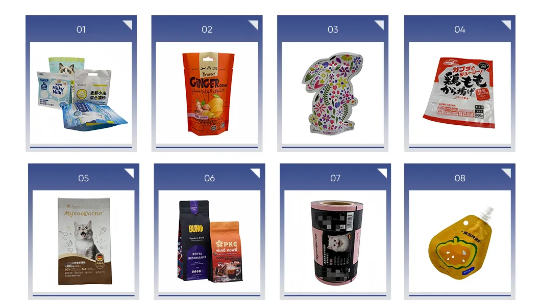 Bolsa de embalaje de comida estilo acordeón con lados expandibles para dulces a granel
