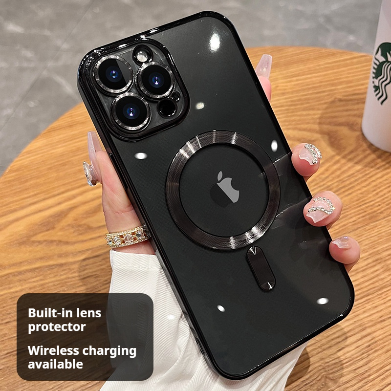 Funda de teléfono móvil suave a prueba de golpes para IP 16 PRO Max, funda transparente para celulares
