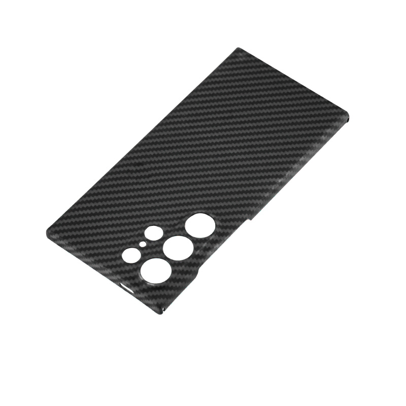 Funda de teléfono de lujo, a prueba de golpes, resistente al desgaste, ligera, de carbono real premium en gris y negro para Samsung Galaxy S24 Ultra, S24, S24+