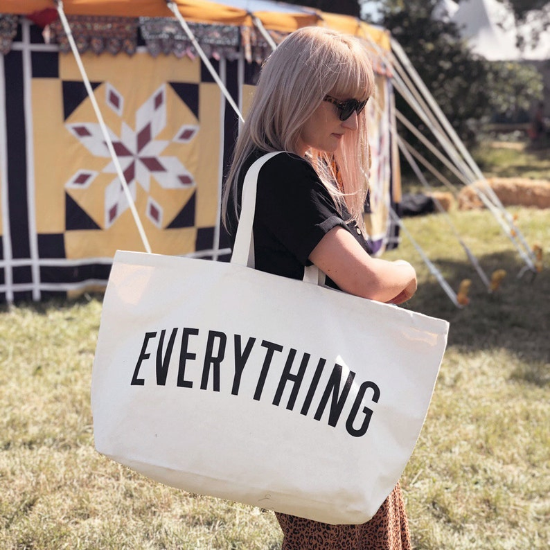 Bolsa de playa de lienzo personalizada con logo impreso, bolsa de viaje y compras de gran tamaño