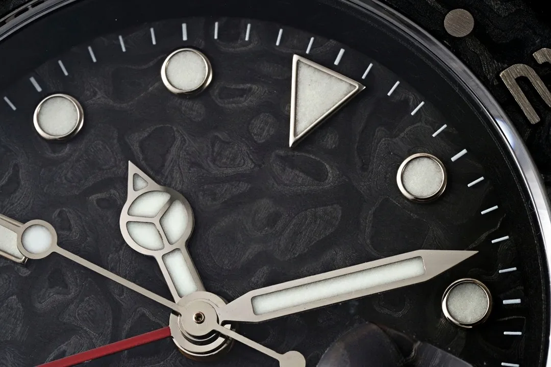 Omg Reloj de Lujo Multifuncional con Luz Nocturna Movimiento Suizo de la Fábrica Lunar Dial